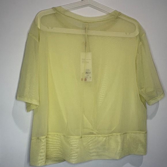 Calia Twisted Mesh Tee Light Green Size XL MSRP $48 NWT - Picture 4 of 5